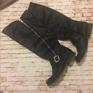 Carlos by Carlos Santana Black Riding Boots